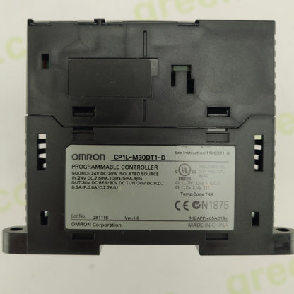 Omron CP1L-M30DT1-D PLC | Compact Programmable Logic Controller | 24V DC | Transistor Outputs | Industrial Automation